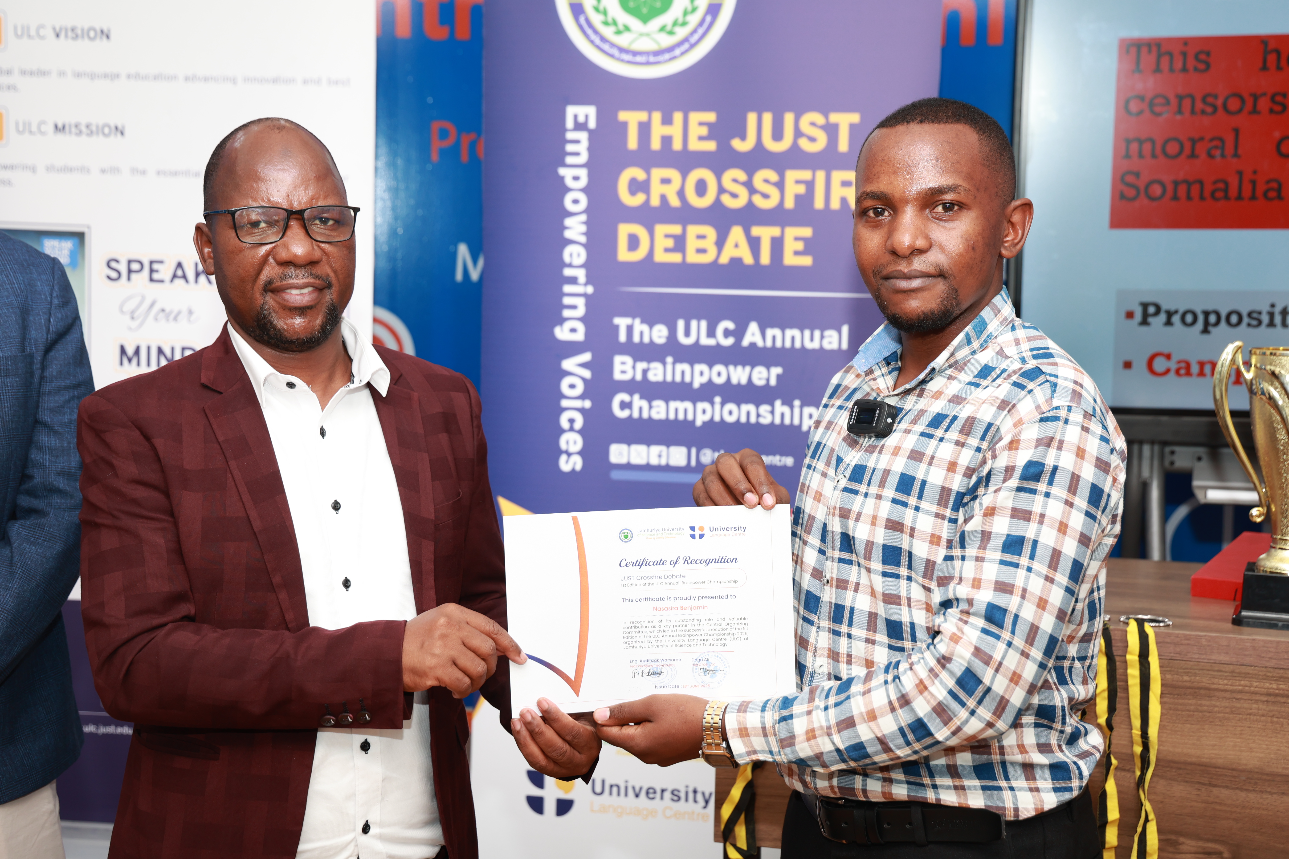 English speaking class at ULC Somalia